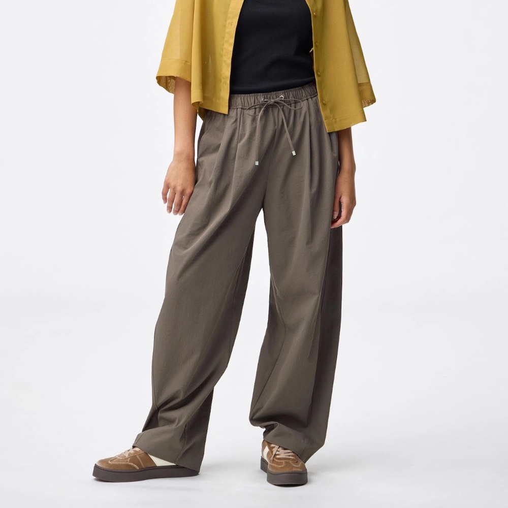 Women's Pull On Barrel Leg Pants Size M - Picture 7 of 9